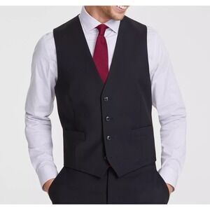 Calvin Klein Men's Slim-Fit Wool Blend Infinite Stretch Suit Vest Size Large